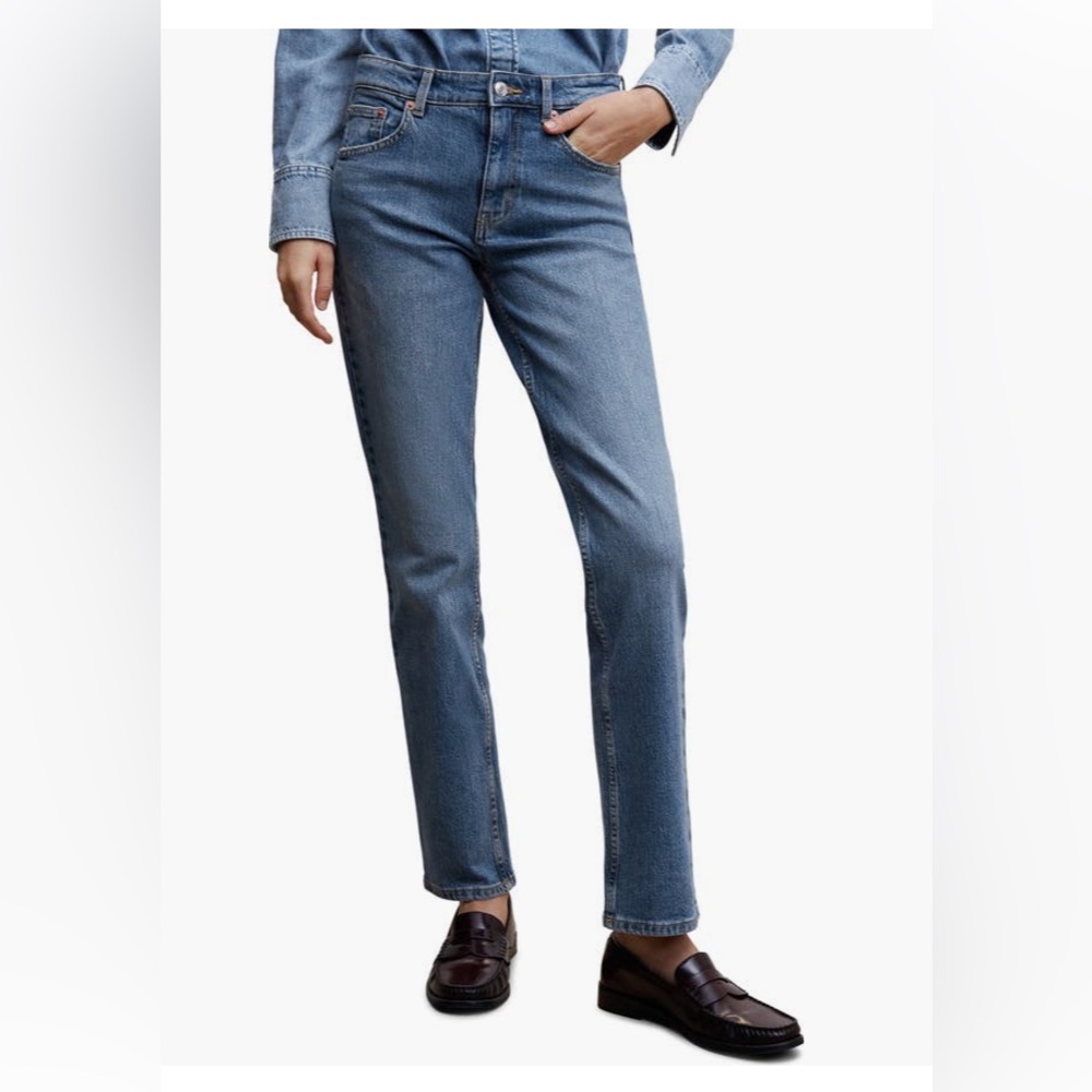 Mango Straight Leg Jeans